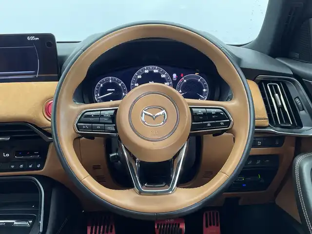 マツダ ＣＸ－６０ XD HV プレミアムスポーツ 栃木県 2022(令4)年 1.5万km ソウルレッドクリスタルM ディーゼル/ターボ/４WD/メモリーナビ/（Bluetooth/USB/フルセグTV）/ＢＯＳＥサウンド/全方位カメラ/衝突軽減ブレーキ/ETC/前後ドライブレコーダー/前後コーナーセンサー/ハーフレザーシート/メモリーパワーシート/シートヒーター/シートエアコン/オートライト/LEDヘッドライト/横滑り防止装置/フォグランプ/パドルシフト/プッシュスタート/スマートキー/電動格納ミラー/電動リヤゲート/純正アルミホイール/純正フロアマット