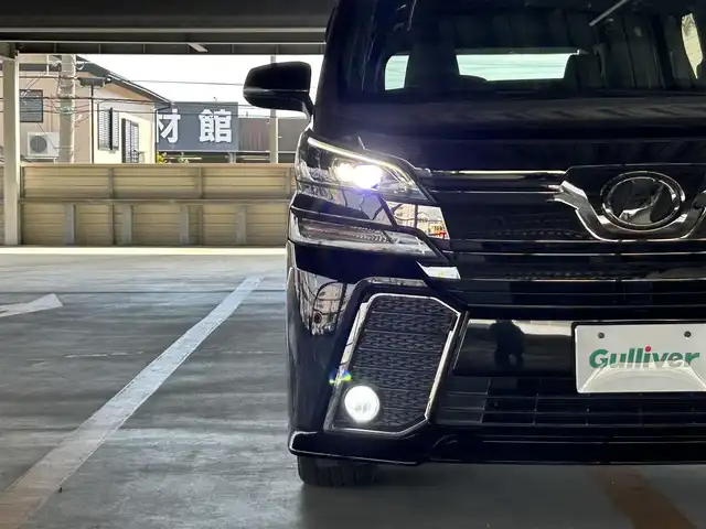 トヨタ ヴェルファイア Z Aエディション ゴールデンアイズ 静岡県 2017(平29)年 3.4万km ブラック 特別仕様車/純正9インチSDメモリーナビ/（CD/DVD/AM/FM/Bluetoooth）/フリップダウンモニター/両側電動スライドドア/ツインサンルーフ/バックカメラ/ETC/オートライト/ハーフレザーシート/電動リアゲート/追従クルコン/スマートキー/純正18AW