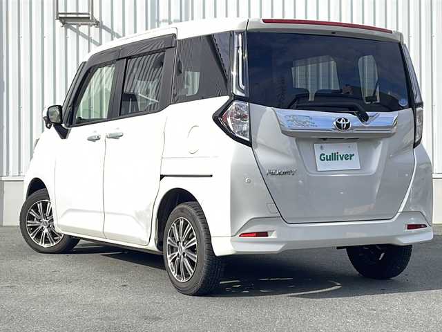 トヨタ ルーミー カスタムG－T 三重県 2021(令3)年 4.4万km パールホワイトⅢ 純正９インチナビ/フルセグTV/ｂｌｕｅｔｏｏｔｈ/ＣＤ，ＤＶＤ再生機能/バックカメラ/オートホールド/前席シートヒーター/両側電動スライドドア/衝突軽減ブレーキ/アイドリングストップ/コーナーセンサー/レーダークルーズコントロール/ステアリングスイッチ/エンジンプッシュスタート/社外前後ドライブレコーダー/スペアキー