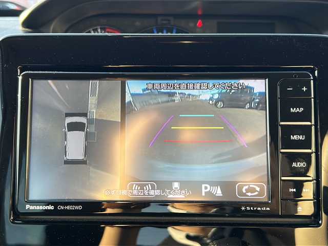 スズキ ワゴンＲ カスタムＺ HYBRID ZX 山口県 2022(令4)年 2.3万km ピュアホワイトP 前方ドライブレコーダー/禁煙車/スマートキー/プッシュスタート/ETC/社外メモリナビ/(DTV/BT/DVD/ラジオ)/全方位カメラ/ヘッドアップディスプレイ/クリアランスソナー/オートライト/オートエアコン/シートヒーター/純正フロアマット/純正アルミホイール/レーダークルーズコントロール/アイドリングストップ/衝突軽減ブレーキ/車線逸脱警報装置/ドアバイザー/保証書/取扱説明書/記録簿