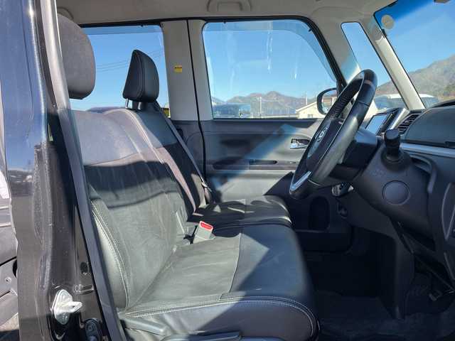 ダイハツ タント カスタムRSトップED VS SAⅢ 山梨県 2019(令1)年 7.1万km ブラックマイカメタリック 純正ＳＤナビ　/フルセグＴＶ　/全方位カメラ　/ＥＴＣ　/Ｂｌｕｅｔｏｏｔｈ／ＣＤ／ＵＳＢ　/ハーフレザーシート　/運転席シートヒーター　/両側パワースライドドア　/ＡＢＳ　/横滑り防止装置　/盗難防止装置　/オートライト