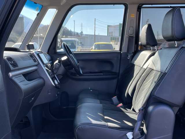 ダイハツ タント カスタムRSトップED VS SAⅢ 山梨県 2019(令1)年 7.1万km ブラックマイカメタリック 純正ＳＤナビ　/フルセグＴＶ　/全方位カメラ　/ＥＴＣ　/Ｂｌｕｅｔｏｏｔｈ／ＣＤ／ＵＳＢ　/ハーフレザーシート　/運転席シートヒーター　/両側パワースライドドア　/ＡＢＳ　/横滑り防止装置　/盗難防止装置　/オートライト