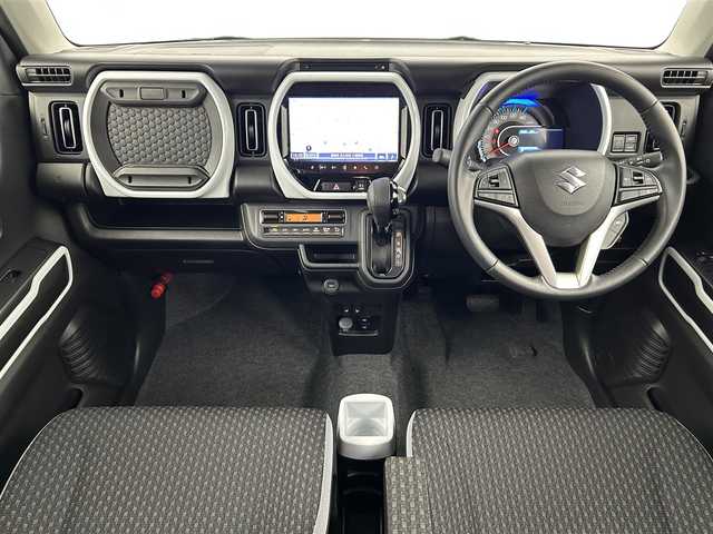 スズキ ハスラー HYBRID X 福岡県 2024(令6)年 0.6万km オフブルーM 純正９型ＤＡナビ（ＢＴ，フルセグＴＶ）　/全方位カメラ　/アダプティブクルーズコントロール　/コーナーセンサー　/衝突被害軽減ブレーキ　/レーンキープ　/アイドリングストップ　/シートヒーター　/純正１５インチＡＷ