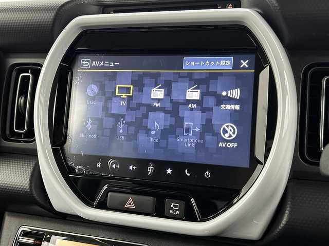 スズキ ハスラー HYBRID X 福岡県 2024(令6)年 0.6万km オフブルーM 純正９型ＤＡナビ（ＢＴ，フルセグＴＶ）　/全方位カメラ　/アダプティブクルーズコントロール　/コーナーセンサー　/衝突被害軽減ブレーキ　/レーンキープ　/アイドリングストップ　/シートヒーター　/純正１５インチＡＷ