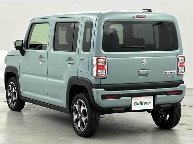 スズキ ハスラー HYBRID X 福岡県 2024(令6)年 0.6万km オフブルーM 純正９型ＤＡナビ（ＢＴ，フルセグＴＶ）　/全方位カメラ　/アダプティブクルーズコントロール　/コーナーセンサー　/衝突被害軽減ブレーキ　/レーンキープ　/アイドリングストップ　/シートヒーター　/純正１５インチＡＷ