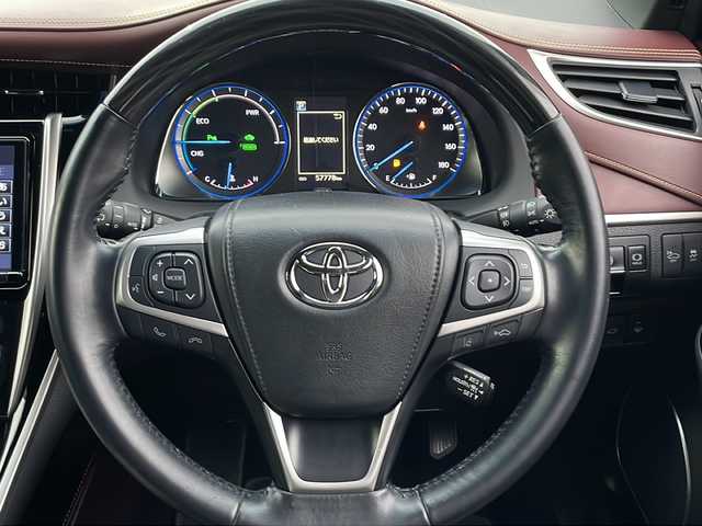 トヨタ ハリアー ハイブリッド プレミアム メタル&レザーP 青森県 2017(平29)年 5.8万km ブラック 4WD/純正9インチナビ・フルセグTV/CD・DVD・Bluetooth/バックカメラ/黒本革シート/前席エアシート・シートヒーター/前席パワーシート/パワーバックドア/プリクラッシュセーフティ/レーダークルーズコントロール/レーンディパーチャーアラート/アダプティブハイビーム/ワイパーデアイサー/前方ドライブレコーダー/LEDヘッドライト/LEDフォグランプ/LEDリアフォグランプ/社外20インチアルミ/スマートキー/プッシュスタート