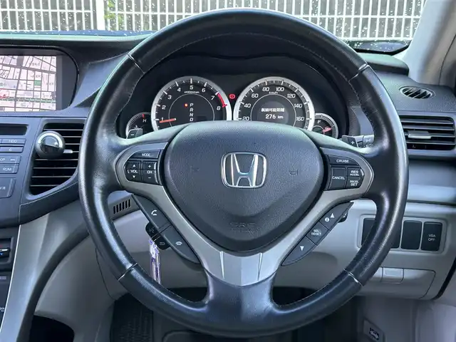ホンダ アコード ツアラー 24TL 愛知県 2009(平21)年 6.4万km クリスタルブラックパール 純正HDDナビ/ワンセグテレビ/バックカメラ/ウィンカーミラー/クルーズコントロール/ドアバイザー/HID/レザーステアリング/パドルシフト