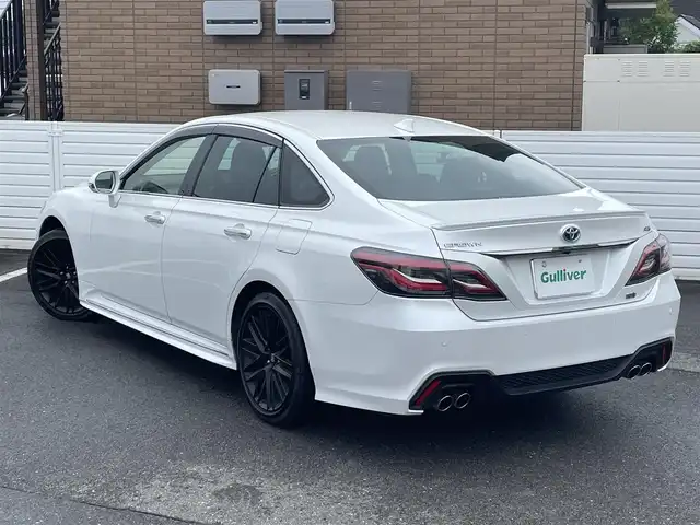 トヨタ クラウン ハイブリッド RS リミテッドⅡ 群馬県 2021(令3)年 2.7万km プレシャスホワイトパール ワンオーナー/純正メモリナビ/(CD/DVD/SD/BT/フルセグTV)/レーダークルーズコントロール/レーントレーシングアシスト/ブラインドスポットモニター/ビルトインETC2.0/前席パワーシート＆シートヒーター/MTモード付AT/純正フロアマット＆純正ドアバイザー/電動格納ミラー＆ウインカーミラー/オートライト＆オートハイビーム/スマートキー×2/保証書＆取説＆ナビ取説