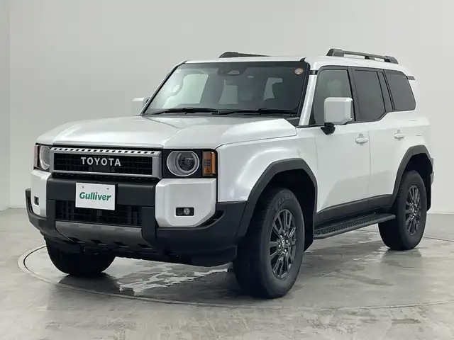 トヨタ ランドクルーザー ２５０ VX 群馬県 2025(令7)年 0.1万km未満 プラチナホワイトパールマイカ 登録済未使用車　純正１２．３型ナビ　全周囲カメラ　サンルーフ　ＪＢＬプレミアムサウンド　丸目ＬＥＤ　置くだけ充電　デジタルインナーミラー　エアーシート　シートヒーター　レザーシート　ＥＴＣ２．０　禁煙