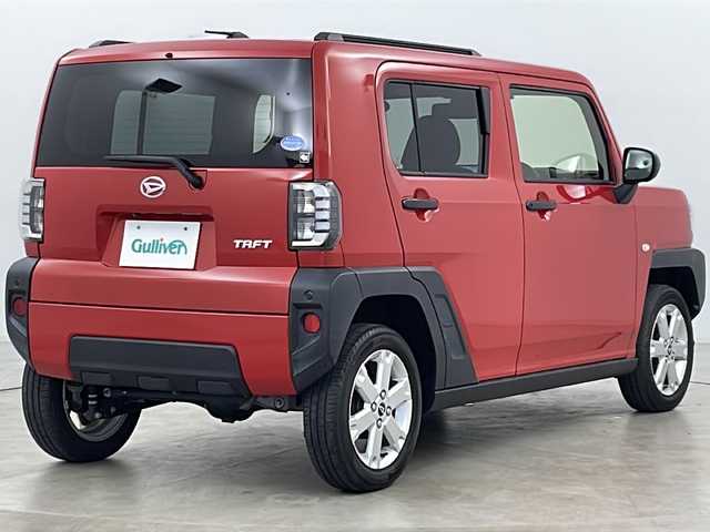 ダイハツ タフト G 道央・札幌 2020(令2)年 2.8万km コンパーノレッド ・4WD/・寒冷地仕様/・純正ナビ＆フルセグ&ＣＤ＆ＤＶＤ＆ＢＴ　/・全方位カメラ　/・ガラスルーフ　/・スマートアシスト/・衝突回避支援ブレーキ　/・誤発進抑制機能　/・コーナーセンサー　/・シートヒーター　/・純正ドライブレコーダー/・ETC　/・オートライト/・ＬＥＤヘッドライト/・アイドリングストップ/・スマートキー/・スペアキー/・純正15インチAW