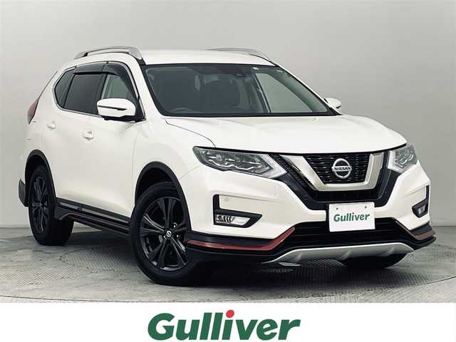 日産 エクストレイル 20Xi Vセレクション 道央・札幌 2022(令4)年 1.9万km ブリリアントホワイトパール ・4WD/・ワンオーナー/・NISMO製エアロ（FリップSRアンダー）/・NISMO製スポーツマフラー/・純正18inchブラックAW/・純正SDナビ（MM320D-L）/　CD/DVD/SD/Bt/USB/iPod/AUX/フルセグ/・アラウンドビューモニター/・プロパイロット/・エマージェンシーブレーキ/・車線、後側方車両検知警報/・クロストラフィック/・カプロンシート/・シートヒーター（全席）/・パワーシート（D/N）/・LEDヘッドライト/・オートハイビーム/・オートライト/・コーナーセンサー（F/R）/・デジタルインナーミラー/・オートブレーキホールド/・ビルトインETC/・社外前後ドライブレコーダー（CS-91FH）/・スマートキー/・プッシュスタート/・純正エンジンスターター/・社外AWスタッドレス積込/（’22 40週目製造 DM-V3 225/60R18）/・保証書、取説（有）/・スペアキーｘ１