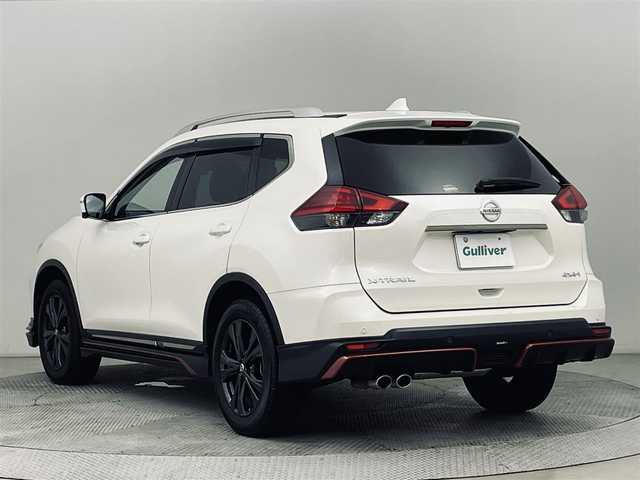 日産 エクストレイル 20Xi Vセレクション 道央・札幌 2022(令4)年 1.9万km ブリリアントホワイトパール ・4WD/・ワンオーナー/・NISMO製エアロ（FリップSRアンダー）/・NISMO製スポーツマフラー/・純正18inchブラックAW/・純正SDナビ（MM320D-L）/　CD/DVD/SD/Bt/USB/iPod/AUX/フルセグ/・アラウンドビューモニター/・プロパイロット/・エマージェンシーブレーキ/・車線、後側方車両検知警報/・クロストラフィック/・カプロンシート/・シートヒーター（全席）/・パワーシート（D/N）/・LEDヘッドライト/・オートハイビーム/・オートライト/・コーナーセンサー（F/R）/・デジタルインナーミラー/・オートブレーキホールド/・ビルトインETC/・社外前後ドライブレコーダー（CS-91FH）/・スマートキー/・プッシュスタート/・純正エンジンスターター/・社外AWスタッドレス積込/（’22 40週目製造 DM-V3 225/60R18）/・保証書、取説（有）/・スペアキーｘ１