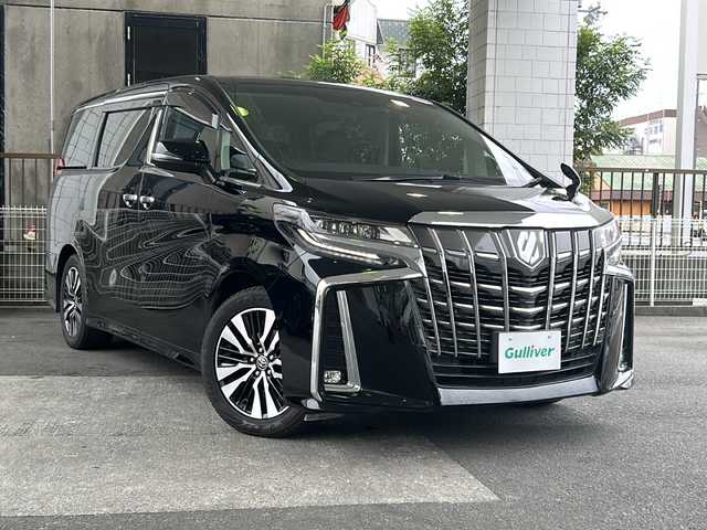 トヨタ アルファード S Cパッケージ 京都府 2020(令2)年 8.8万km ブラック ワンオーナー/純正ディスプレイオーディオナビ/Bluetooth/Miracast/ツインムーンルーフ/両側パワースライドドア/フリップダウンモニター/バックカメラ/パワーバックドア/デジタルインナーミラー/ビルトインETC/ドライブレコーダー/禁煙/メモリーパワーシート/前席シートヒーター/エアシート/プリクラッシュセーフティ/前後コーナーセンサー/レーンキープアシスト/BSM/ステアリングヒーター/ステアリングスイッチ/プッシュスタート/純正18インチAW/ウッドコンビハンドル/電動パーキングブレーキ/3列シート/黒革シート/三眼LEDヘッドライト/オートライト/オートマチックハイビーム/置くだけ充電/純正ドアバイザー/フロアマット