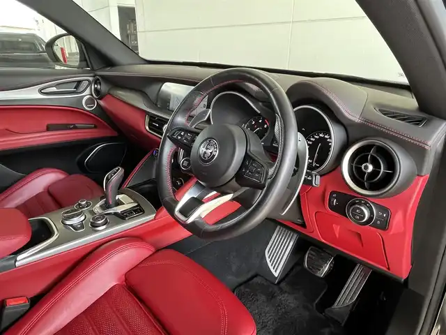 アルファロメオ ステルヴィオ 2.2ターボ ディーゼルQ4 スポーツPKG 山形県 2020(令2)年 3.5万km 黒 純正ナビ/バックカメラ/フルセグTV/パドルシフト/アダプティブクルーズコントロール/ワイアレスチャージャー/ブラインドスポットモニター/レーンキープアシスト/パワーシート/ステアリングヒーター/前後ドライブレコーダー