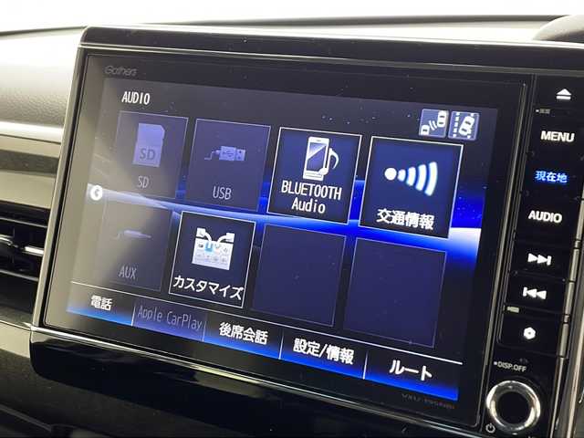 ホンダ Ｎ ＢＯＸ カスタム G L ターボ ホンダセンシング 千葉県 2019(令1)年 1.3万km ブリリアントスポーティブルーメタリック2トーン 衝突軽減ブレーキ/レーンキープアシスト　/レーダークルーズコントロール　/オートライトハイビーム/LEDヘッドライト/両側パワースライド/ハーフレザーシート/パドルシフト/純正ＳＤナビ/ DVD/CD/BT/FM/AM/フルセグTV/バックカメラ/ステアリングスイッチ/純正ＥＴＣ２．０/純正前後ドライブレコーダー/純正アルミホイール/純正フロアマット/ドアバイザー/スマートキー/スペアキー
