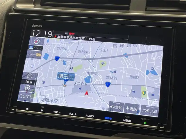 ホンダ フィット ハイブリット S ホンダセンシング 滋賀県 2019(平31)年 4.9万km ルージュアメジストM 純正9インチナビ/【Bluetooth/CD/DVD/フルセグTV】/ホンダセンシング/・衝突軽減ブレーキ/・誤発進抑制機能/・歩行者事故低減ステアリング/・路外逸脱抑制機能/・アダプティブクルーズコントロール/・LKAS〈車線維持支援システム〉/・先行車発進お知らせ機能/・標識認識機能/バックカメラ/LEDヘッドライト/オートライト/前後ドライブレコーダー/ビルトインETC/パドルシフト/純正フロアマット/プッシュスタート/スマートキー/ステアリングリモコン