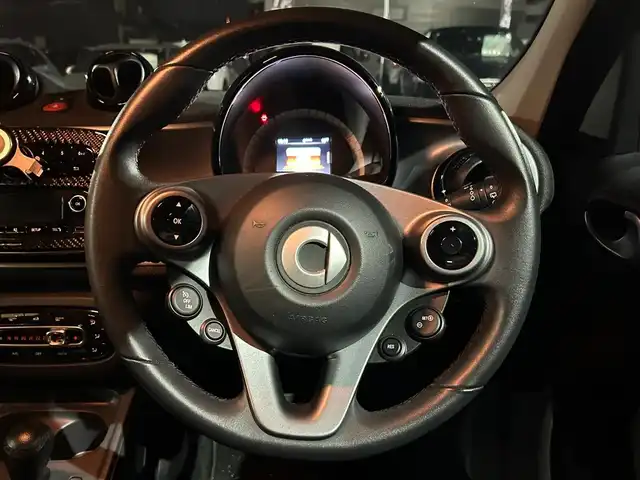 スマート ＭＣＣ スマート フォーフォー プライム 岐阜県 2016(平28)年 4.2万km 青／白 ムーンルーフ/本革シート/純正オーディオ/　FM/　AM/クルーズコントロール/前後ドライブレコーダー/前席シートヒーター/衝突警告機能/ETC/純正AW付タイヤ4本車載