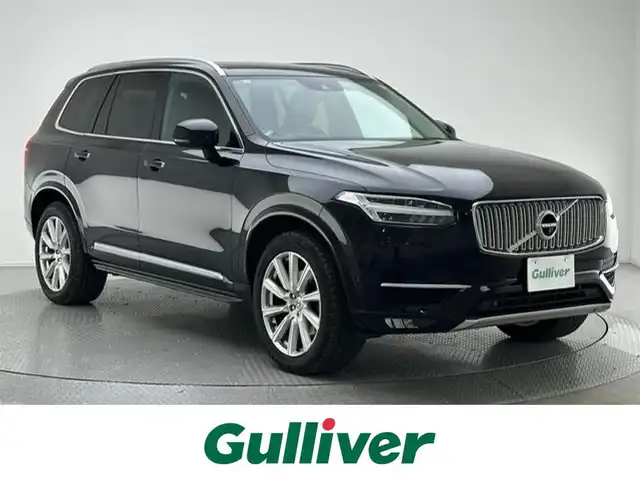 ボルボ ＸＣ９０ T6 AWD インスクリプション 兵庫県 2019(令1)年 8.5万km オニキスブラックP 純正HDDナビ/（CD、DVD、フルセグTV、BT）/Apple Car Play/Andoroid Auto/アラウンドビューモニター/バックカメラ/前方ドライブレコーダー/パワーバックドア/前後コーナーセンサー/オートハイビーム/純正フロアマット/ETC/レザーシート/パワーシート/シートヒーター/シートベンチレーション/ステアリングヒーター/スマートキー×2本/アイドリングストップ/4WD/自動駐車/コーナリングライト/ブラインドスポットモニター/LKA/CTA/PCS/harman/kardon/追従式クルーズコントロール/ルーフレール/純正20インチアルミホイール