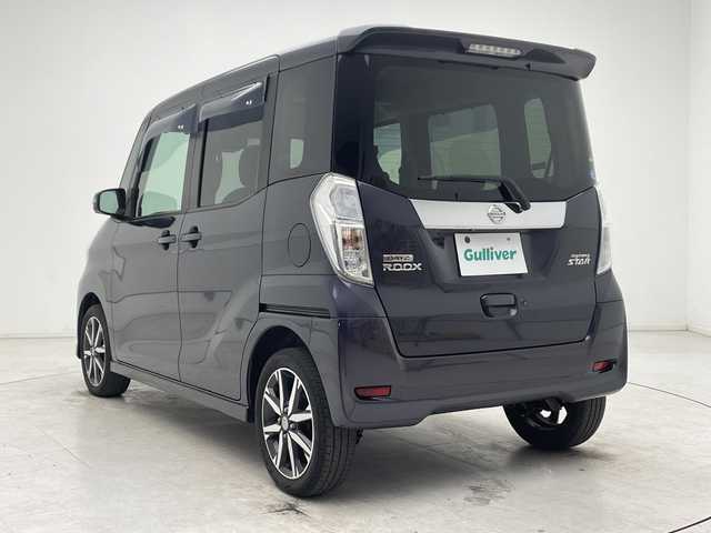 日産 デイズ ルークス ハイウェイスターX Gパッケージ 千葉県 2018(平30)年 4.6万km プレミアムパープルP 純正ナビ（Bluetooth/CD/DVD/SD/フルセグ/AUX）/純正フロアマット/両側パワースライドドア/前方ドライブレコーダー/純正アルミホイール/プッシュスタート/スマートキー/ウィンカーミラー/ステアリングスイッチ/衝突軽減ブレーキ/オートライト/アイドリングストップ/ドアバイザー/サーキュレーター/フォグランプ