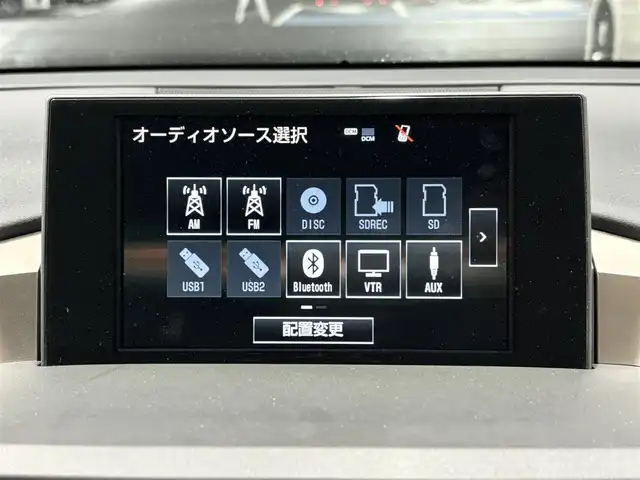 レクサス ＮＸ 200t Fスポーツ 愛知県 2014(平26)年 8.3万km マーキュリーグレーマイカ ・純正ナビ/TV/（CD/DVD/BT/USB/AUX）/・バックカメラ/サイドカメラ/・黒革シート/（前席電動/運転席3メモリー）/・ベンチレーター&シートヒーター/・ステアリングヒーター/・純正18インチAW/225/60/R18/・クルーズコントロール/・３眼LEDヘッドライト/・クリアランスソナー/・リア電動リクライニングシート/・パドルシフト/・ETC/・スマートキー