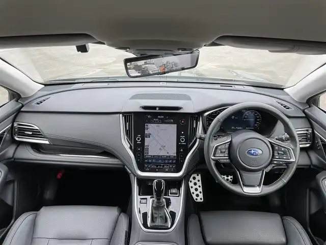 スバル アウトバック リミテッドEX 道央・札幌 2023(令5)年 2.6万km クリスタルブラックシリカ ４WD/ワンオーナー/純正メーカーナビ/AM/FM/BT/フルセグ/衝突被害軽減ブレーキ/横滑り防止装置/レーダークルーズコントロール/レーンキープアシスト/リヤパーキングセンサー/SRH/XMODE/SI-DRIVE/バック/サイド/フロントカメラ/ビルトインETC/ドライブレコーダー/アイドリングストップ/デジタルインナーミラー/パワーバックドア/前席パワーシート/全席シートヒーター/前席エアシート/D席メモリーシート/レザーシート/革巻きステアリング/ステアリングリモコン/パドルシフト/ハンドルヒーター/電動パーキング/オートブレーキホールド/プッシュスタート/スマートキー/LEDヘッドライト/オートライト/フォグランプ/電動格納ミラー/ウィンカーミラー/純正フロアマット