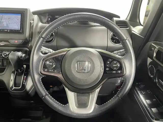 ホンダ Ｎ ＢＯＸ カスタム G L ターボ ホンダセンシング 大阪府 2019(令1)年 4.6万km クリスタルブラックパール 社外ナビ(フルセグ/DVD再生/Bluetooth) バックカメラ ETC ドラレコ 衝突軽減 レーダークルコン レーンアシスト ハーフレザー シートヒーター 両側パワースライドドア オートライト