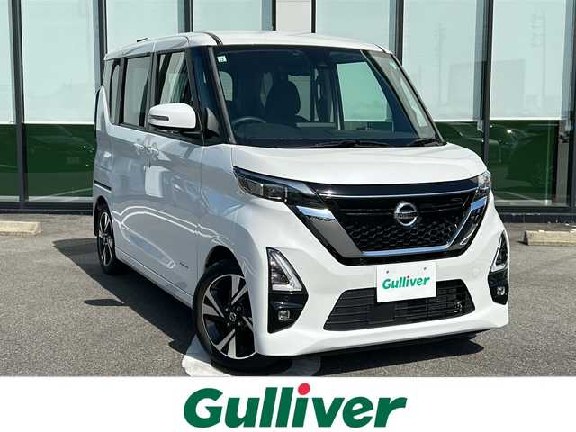 日産 ルークス HWS X プロパイロットED 岐阜県 2022(令4)年 3.8万km パール 登録時38085km/純正ナビ/クルーズコントロール/スマートキー/プッシュスタート/バックカメラ/両側パワースライドドア/ETC/Bluetooth/LEDライト/アイドリングストップ/純正アルミホイール/ウィンカーミラー