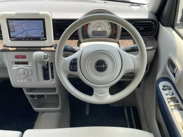 スズキ ラパン モード 千葉県 2019(令1)年 3.4万km ピュアホワイトP 社外ナビ【ワンセグ、BT、CD、AM、FM】/レーダーブレーキサポート/アイドリングストップ/前席シートヒーター/前ドライブレコーダー（NX-DR W22）/純正ホイールキャップ/純正フロアマット/オートライト/ETC/バックカメラ/プッシュスタート/スマートキー×２/ステアリングスイッチ/保証書/取扱説明書/ドアバイザー