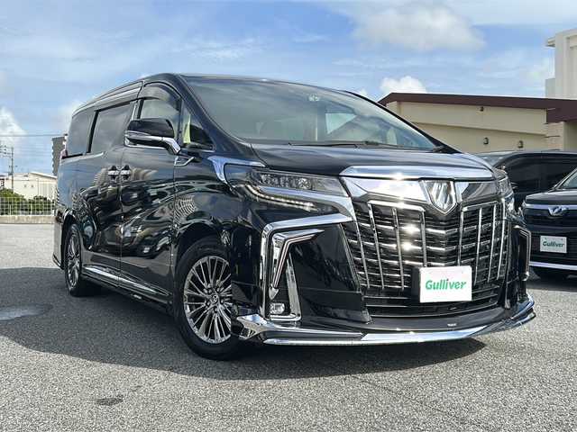 トヨタ アルファード エグゼクティブ ラウンジ S 沖縄県 2020(令2)年 4.4万km ブラック モデリスタ/純正10.5型ナビ/（AM/FM/CD/DVD/BT）/フルセグTV/全方位モニター/JBLプレミアムサウンド/フリップダウンモニター/両側パワスラ/衝突軽減/パワーシート/シートヒーター　/クルコン/ドラレコ/ＥＴＣ/純正エアロ/純正１７ＡＷ/純正フロアマット