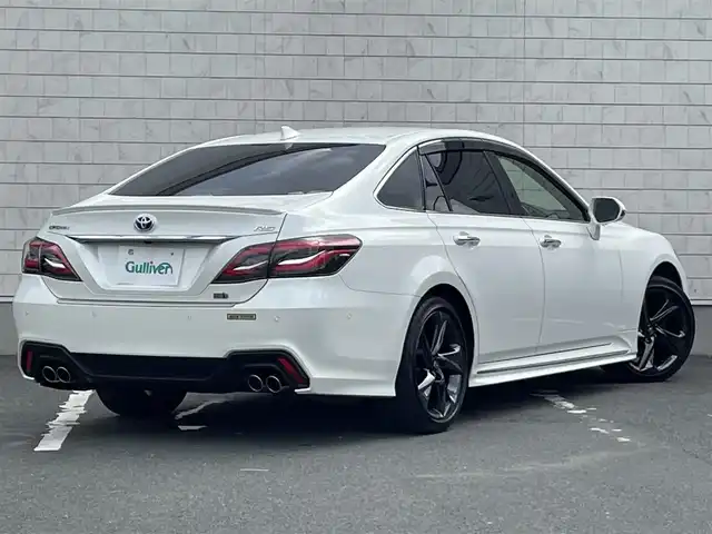 トヨタ クラウン ハイブリッド RS リミテッド 愛知県 2020(令2)年 6.4万km ホワイトパールクリスタルシャイン ワンオーナー/純正HDDナビ/全方位カメラ/フルセグTV/CD/DVD再生/ETC2.0/ミュージックサーバー（HDD録音）/Bluetooth接続/MTモード付AT/レーダークルーズコントロール/パワーシート（D/N）/シートヒーター（D/N）/ステアリングヒーター/純正フロアマット/純正18インチアルミホイール/LEDヘッドライト/オートマチックハイビーム/コーナーセンサー/横滑り防止装置/衝突軽減ブレーキ/レーンキープアシスト/ブラインドスポットモニター/電動パーキングブレーキ/ブレーキホールド/ドライブレコーダー（前後）/パノラミックビューモニター