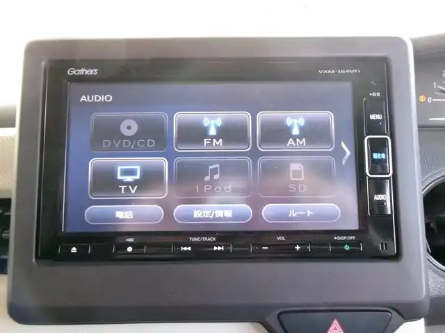 ホンダ Ｎ ＢＯＸ G L ホンダセンシング 群馬県 2018(平30)年 7.1万km プレミアムアイボリーパールⅡ ワンオーナー/ホンダセンシング/純正ナビ・フルセグTV・BT・DVD/　(VXM-184VFi)/バックモニター/リモコンエンジンスターターRS-18Jシリーズ/　(スマートキー一体型)/スマートキー＆プッシュスタート/両側パワースライドドア/ビルトインETC/前席シートヒーター/4WD/スタイルチェックライト/プラズマクラスター搭載LEDルーフ照明/社外14インチアルミホイール/社外ドライブレコーダー(SD欠)/R3.5.6年記録簿/保証書＆取説