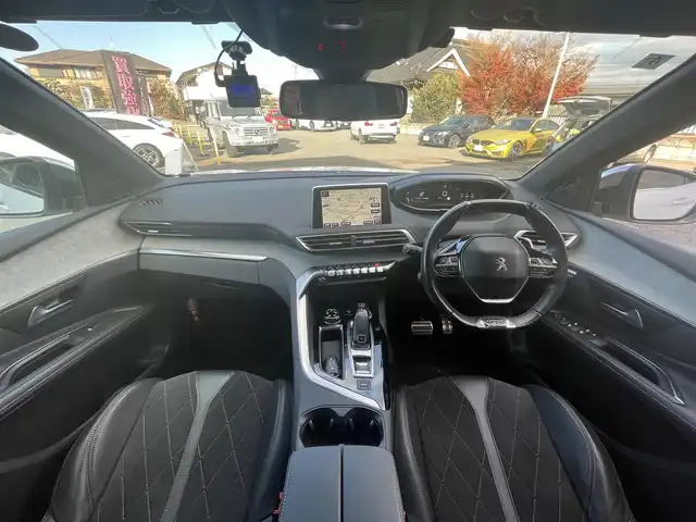 プジョー ３００８ GT ブルー HDi 栃木県 2018(平30)年 3.7万km BLANC NACRE 純正ナビ/フルセグTV/バック/サイドカメラ/ETC/ドライブレコーダー/ハーフレザーシート/パワーバックドア/LEDヘッドライト/純正18インチアルミホイール/コーナーセンサー