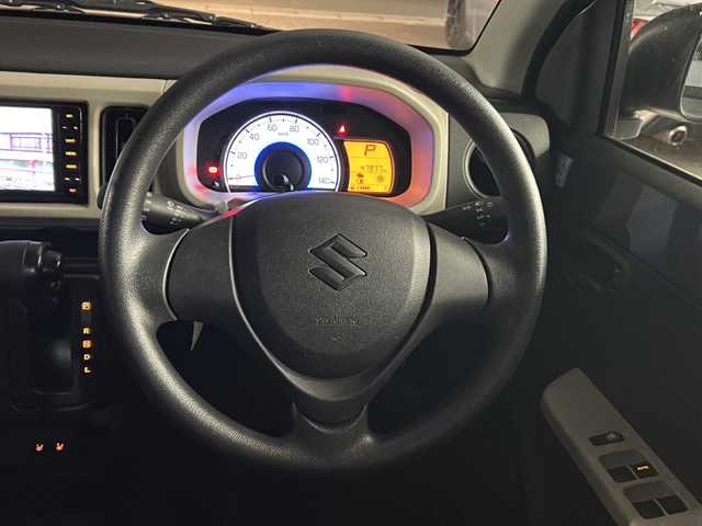 スズキ アルト L 岐阜県 2019(令1)年 4.8万km 黒 ４WD/社外ナビ（CN-RZ743W）/フルセグ/Bluetooth/AM/FM/CD/DVD/SD/バックカメラ/コーナーセンサー（R）/衝突軽減ブレーキ/車線逸脱警報/シートヒーター/オートライト/ヘッドライトレベライザー/純正バイザー/純正マット/リモコンキー