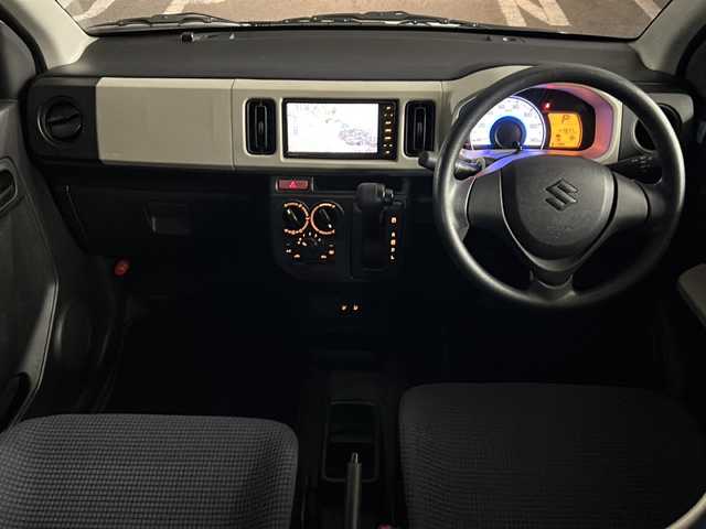 スズキ アルト L 岐阜県 2019(令1)年 4.8万km 黒 ４WD/社外ナビ（CN-RZ743W）/フルセグ/Bluetooth/AM/FM/CD/DVD/SD/バックカメラ/コーナーセンサー（R）/衝突軽減ブレーキ/車線逸脱警報/シートヒーター/オートライト/ヘッドライトレベライザー/純正バイザー/純正マット/リモコンキー