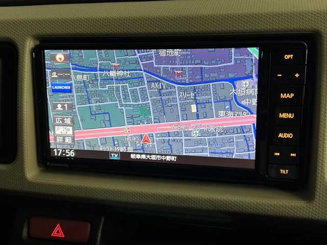 スズキ アルト L 岐阜県 2019(令1)年 4.8万km 黒 ４WD/社外ナビ（CN-RZ743W）/フルセグ/Bluetooth/AM/FM/CD/DVD/SD/バックカメラ/コーナーセンサー（R）/衝突軽減ブレーキ/車線逸脱警報/シートヒーター/オートライト/ヘッドライトレベライザー/純正バイザー/純正マット/リモコンキー