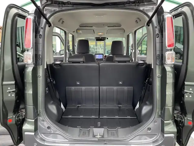 マツダ フレアワゴンタフスタイル ハイブリッドXT 東京都 2021(令3)年 5.9万km 緑 スマート・ブレーキ・サポート/・衝突告知/・衝突被害軽減/・検知対象/ナビ/（ワンセグTV/AM/FM/Bluetooth/SD/DVD/USB）/レーダークルーズコントロール/両側電動スライドドア/シートヒーター/ステアリングスイッチ/革巻きステアリング/スマートキー/プッシュスタート/リアロールサンシェード/車線逸脱警報/横滑り防止装置/取扱説明書