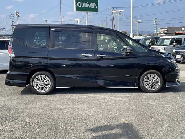 日産 セレナ オーテック Vパッケージ 徳島県 2018(平30)年 3.6万km ダイヤモンドブラック 純正10型ナビ　MM3170D-W/(AM.FM.CD.DVD.BT.フルセグ)/純正フリップダウンモニター/ビルトインETC/両側パワースライドドア/ダブルオートエアコン/LEDヘッドライト/純正アルミ/純正フロアマット