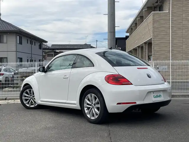 フォルクスワーゲン ザ・ビートル デザイン レザーパッケージ 福島県 2014(平26)年 6.2万km キャンディホワイト 社外メモリーナビ/CD/DVD/USB/フルセグTV/純正17インチAW/黒レザーシート/シートヒーター/キセノンライト/フォグ/リアフォグ/フロアマット/キーレス