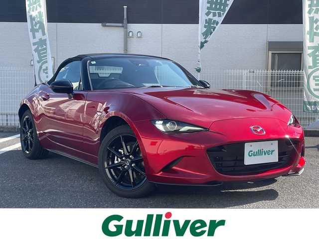 マツダ ロードスター S 三重県 2024(令6)年 0.2万km ソウルレッドクリスタルM 登録時2061km/ワンオーナー/禁煙車/純正ナビ/・Bluetooth・AM/FM/前方ドラレコ/ステアリングスイッチ/AUTOライト/オートマチックハイビーム/AUTOワイパー/コーナーセンサー/プッシュスタート/スマートキー/スペアキー/純正16インチアルミホイール