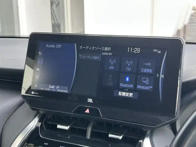 トヨタ ハリアー G 静岡県 2020(令2)年 6.6万km スレートグレーメタリック トヨタセーフティーセンス/12.3インチディスプレイオーディオ/JBLプレミアムサウンドシステム/Bluetooth/フルセグ/バックカメラ/ビルトインETC2.0/レーダークルーズコントロール/電動リアゲート/ハーフレザーシート/デジタルインナーミラー/フォグランプ/純正アルミホイール/純正フロアマット