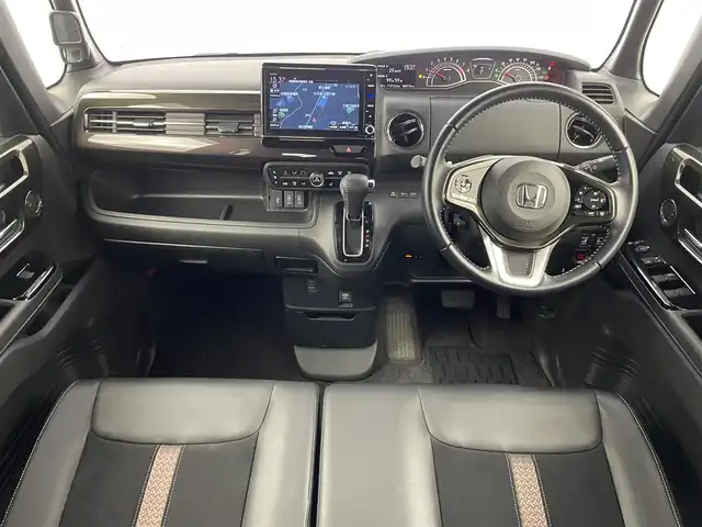 ホンダ Ｎ ＢＯＸ カスタム G L ターボ ホンダセンシング 埼玉県 2019(令1)年 6.6万km プレミアムグラマラスブロンズP 純正８型メモリナビ/　CD　DVD　Bluetooth　USB　地デジTV/バックカメラ/両側パワースライドドア/アダプティブクルーズコント/衝突被害軽減ブレーキ/レーンキープアシスト/クリアランスソナー/シートヒーター/ハーフレザーシート/ビルトインETC/オートLEDライト/フォグライト/純正１５インチアルミホイール