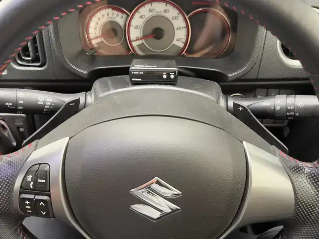 スズキ アルト ワークス 兵庫県 2019(平31)年 9.9万km スチールシルバーM 社外SDナビ/（AM/FM/CD/DVD/Bluetooth/フルセグTV）/スマートアシスト/LKA/横滑り防止装置/衝突軽減システム/クリアランスソナー/パドルシフト/ステアリングスイッチ/ビルトインETC/LEDヘッドライト/オートライト/MTモード付AT/ターボエンジン/純正15インチアルミホイール/純正フロアマット/ドアバイザー/スマートキー