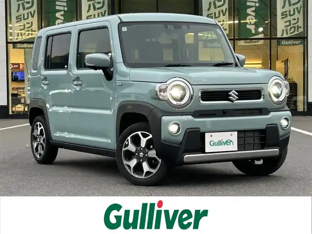 スズキ ハスラー HYBRID X 岡山県 2024(令6)年 0.8万km オフブルーM 純正ナビ　/衝突軽減　/全方位/バック/フロントカメラ　/クルーズコントロール　/レーンキープ　/コーナーセンサー　/プッシュスタート　/シートヒーター　/15インチ純正アルミホイール　/純正フロアマット　/ＢＴ
