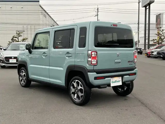 スズキ ハスラー HYBRID X 岡山県 2024(令6)年 0.8万km オフブルーM 純正ナビ　/衝突軽減　/全方位/バック/フロントカメラ　/クルーズコントロール　/レーンキープ　/コーナーセンサー　/プッシュスタート　/シートヒーター　/15インチ純正アルミホイール　/純正フロアマット　/ＢＴ