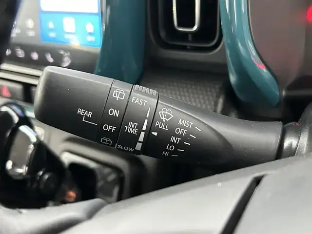スズキ ハスラー HYBRID X 岡山県 2024(令6)年 0.8万km オフブルーM 純正ナビ　/衝突軽減　/全方位/バック/フロントカメラ　/クルーズコントロール　/レーンキープ　/コーナーセンサー　/プッシュスタート　/シートヒーター　/15インチ純正アルミホイール　/純正フロアマット　/ＢＴ