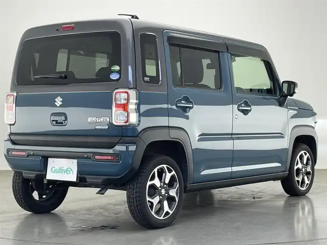 スズキ ハスラー HYBRID X ターボ 愛知県 2020(令2)年 5.4万km デニムブルー ガンメタリック 2トーン 純正９型ナビＴＶ　全方位カメラ　カープレイ　ＤＶＤ　シートヒーター　デュアルカメラブレーキ　衝突軽減　追従クルコン　ＬＥＤオートライト　パドルシフト　電動パーキング　コーナーセンサー　フォグランプ　ステアリングスイッチ　USBポート　禁煙車