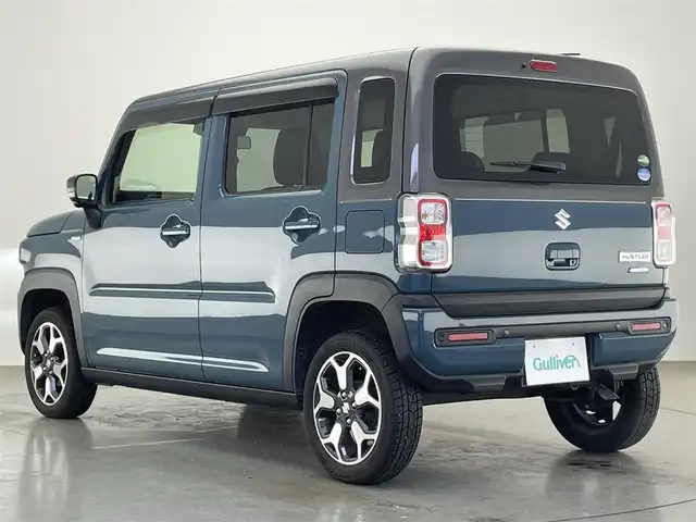 スズキ ハスラー HYBRID X ターボ 愛知県 2020(令2)年 5.4万km デニムブルー ガンメタリック 2トーン 純正９型ナビＴＶ　全方位カメラ　カープレイ　ＤＶＤ　シートヒーター　デュアルカメラブレーキ　衝突軽減　追従クルコン　ＬＥＤオートライト　パドルシフト　電動パーキング　コーナーセンサー　フォグランプ　ステアリングスイッチ　USBポート　禁煙車