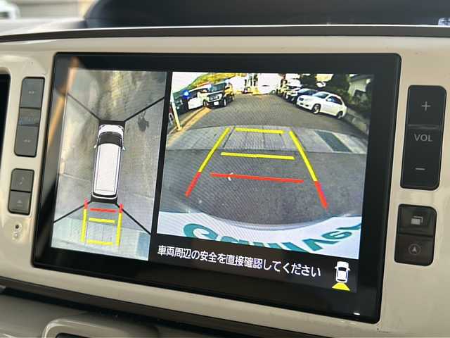 ダイハツ ムーヴ キャンバス G メイクアップ リミテッド　SAⅢ 福島県 2019(令1)年 3.9万km スムースグレーマイカメタリック/ファイアークォーツレッドメタリック 2トーン スマートアシストIII　純正8インチナビ（TV/AM/FM/CD/DVD/BT）　全方向C　両側パワースライドドア　純正ドラレコ　ETC　アイドリングストップ　横滑り防止装置　車線逸脱警報　LEDヘッドライト　フォグランプ　オートライト　オートマチックハイビーム　TVキャンセラー　ステアリングスイッチ　プッシュスタート　スマートキー　電格ミラー　