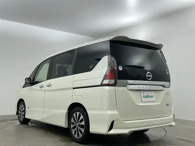 日産 セレナ ハイウェイスター プロパイロットED 岡山県 2016(平28)年 5.1万km ブリリアントホワイトパール 純正ナビ/（CD/DVD/BT/USB/フルセグ/AUX)/プロパイロット/・レーダークルーズコントロール/・レーンキープアシスト/衝突軽減ブレーキ/両側電動スライド/ビルトインＥＴＣ/バックカメラ/純正ドライブレコーダー（前）/コーナーセンサー（前後）/プッシュスタート/アイドリングストップ/スマートキー×1/純正フロアマット/純正アルミホイール/オートライト/フォグランプ/ハンズフリーオートスライド/ISOFIX/後席サンシェイド/ステアリングスイッチ/チルトステアリング/シートリフター/シートバックテーブル/ウインカーミラー/新車保証書/取扱説明書/スペアキー×1
