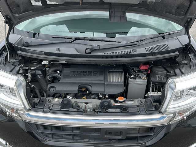 ダイハツ タント カスタム RS トップED SA 富山県 2015(平27)年 6.8万km 黒 禁煙車/４ＷＤ/純正ナビ/純正後席モニター/フルセグＴＶ/ＢＴ・ＣＤ・ＤＶＤ/バックカメラ/USB入力端子/純正１５インチＡＷ/純正フロアマット/両側電動ドア/ＥＴＣ/オートライト/LEDヘッドライト/Wエアバッグ/AAC/スマートキー